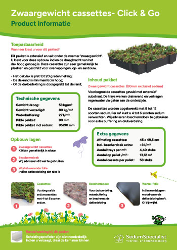 Productblad Click 'n Go cassettes